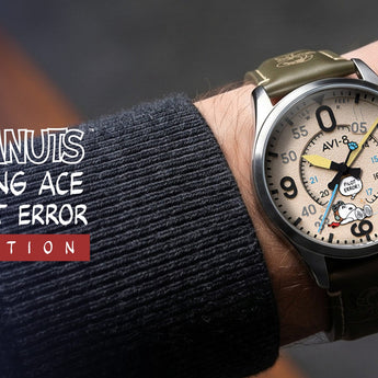 Spitfire Smith Automático Snoopy Peanuts Flying Ace: Erro de Piloto - Edição Limitada