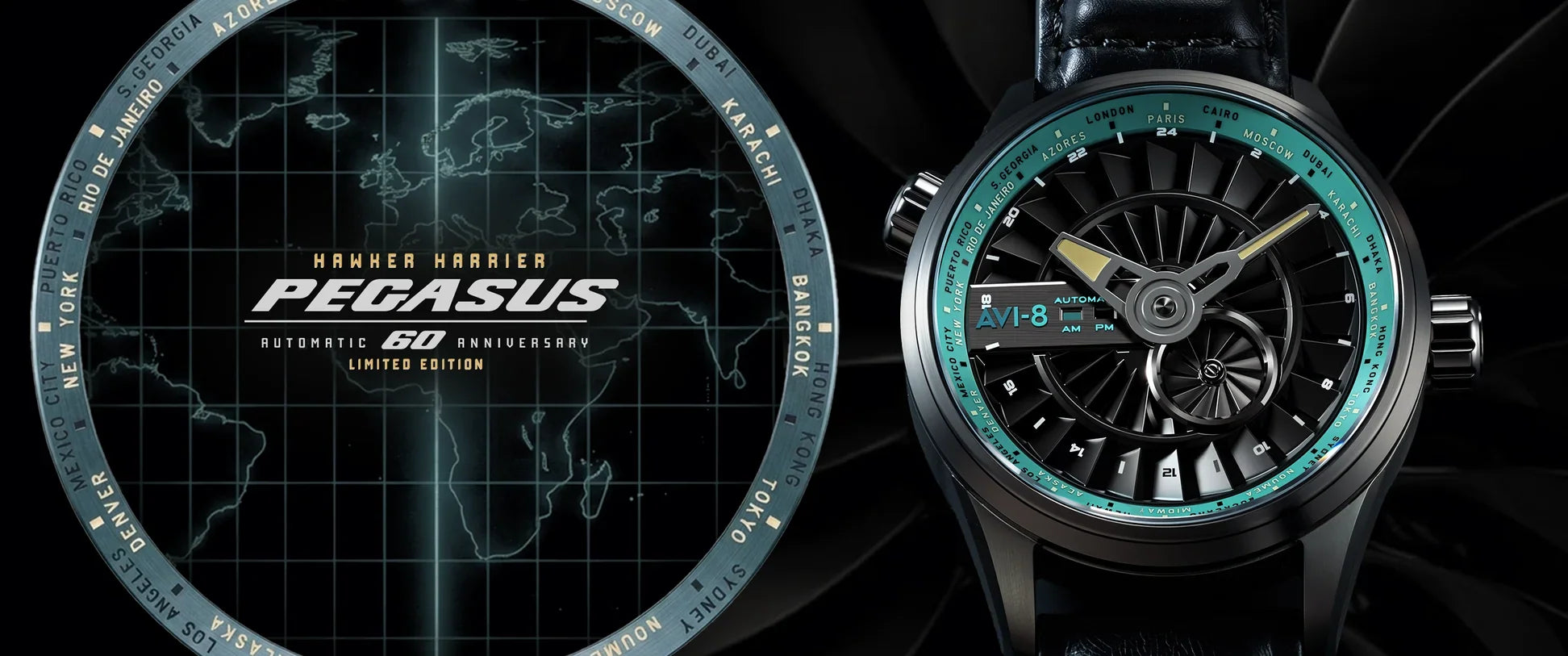 Hawker Harrier Pegasus Automatic 60ª Aniversário - Limited Edition