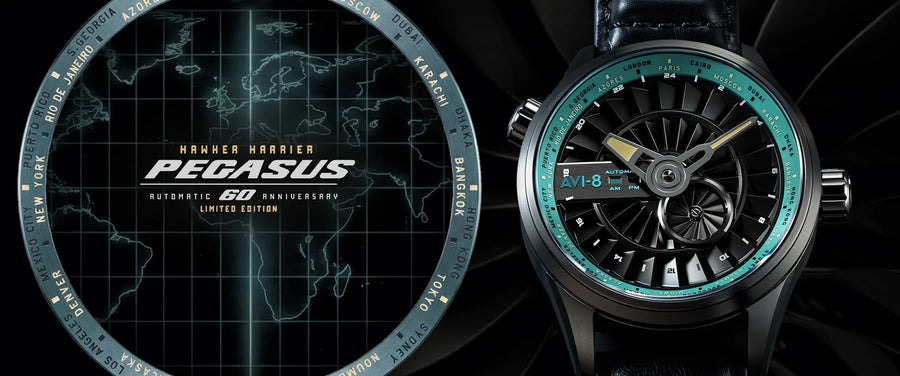 Hawker Harrier Pegasus Automatic 60ª Aniversário - Limited Edition