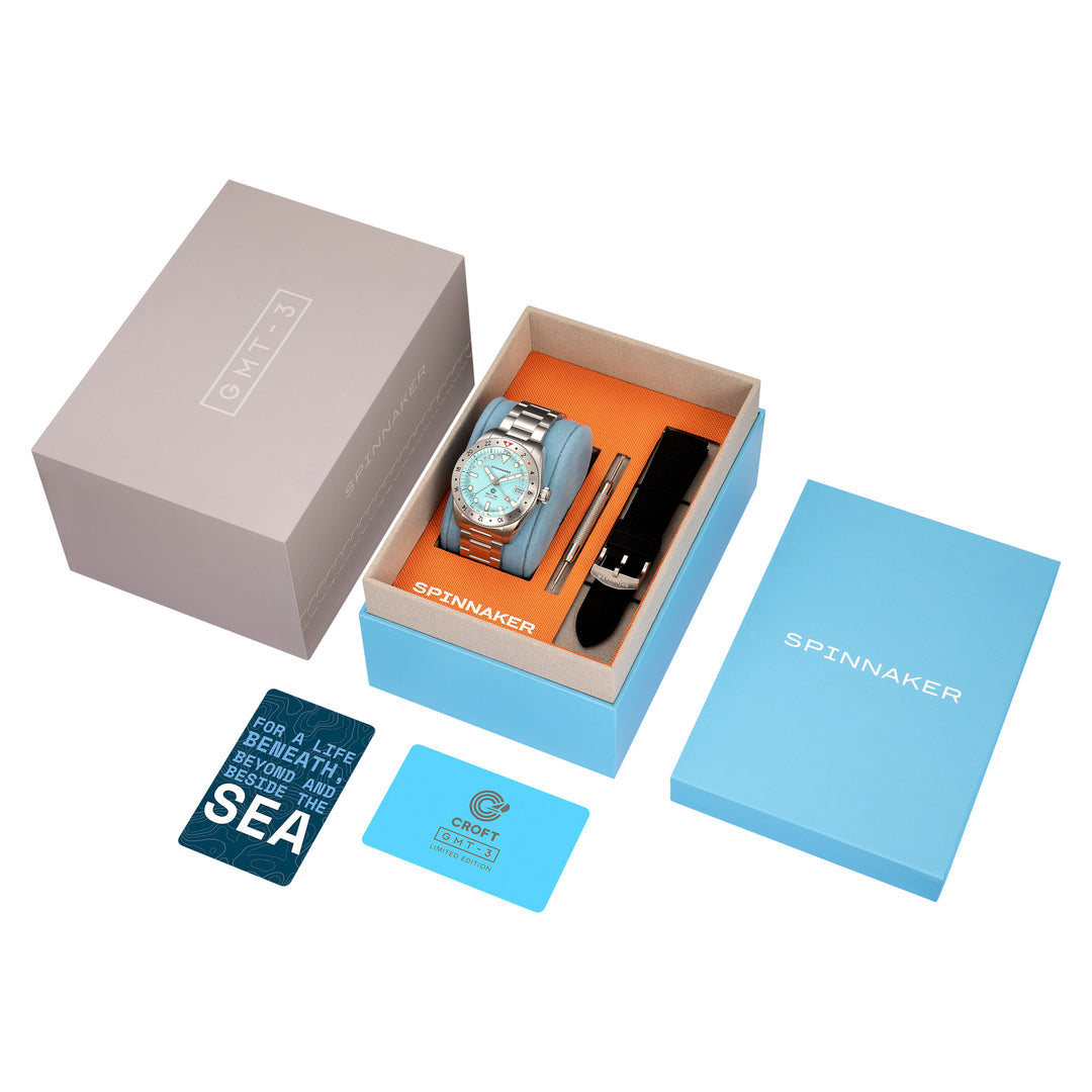 SPINNAKER CROFT 39 GMT-3 AUTOMATIC LIMITED EDITION